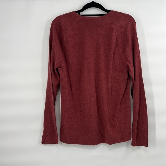 Banana Republic red 100% cotton long sleeve top size large womens - Picture 4 of 4